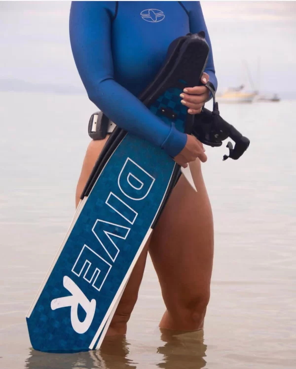 DiveR HypeTex Blue Fins - Image 2