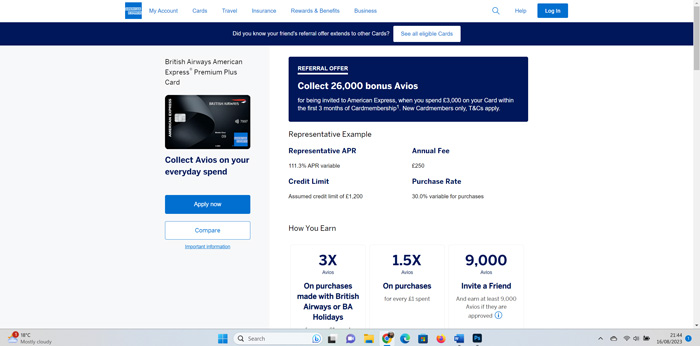 Amex sign up