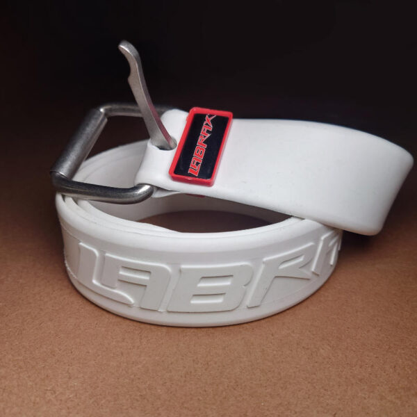 Labrax White Silicone Belt 4mm