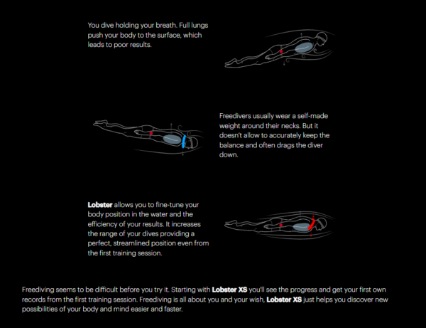 Lobster Freediving Neck Weight XS - Image 4