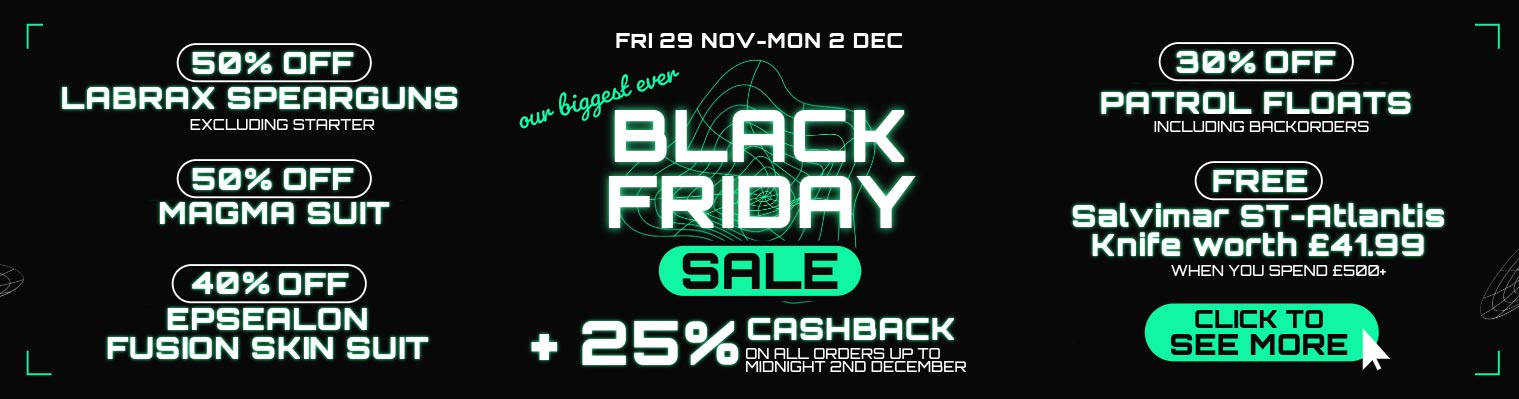 Black Friday spearfishing gear sale