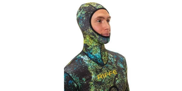 Riffe Eco Hooded Long Sleeve Rash Guard with Loading Pad - Digi Tek Camo - Image 7