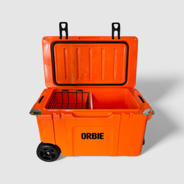 Orbie 55 Wheeled Cooler - Orange - Image 2
