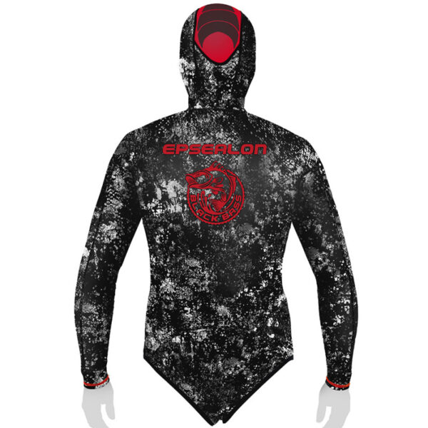 Epsealon Black Seabass Wetsuit Jacket - Image 3