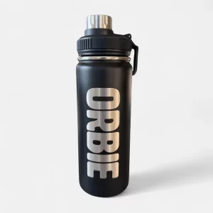 Orbie 18oz Insulated Bottle - Black