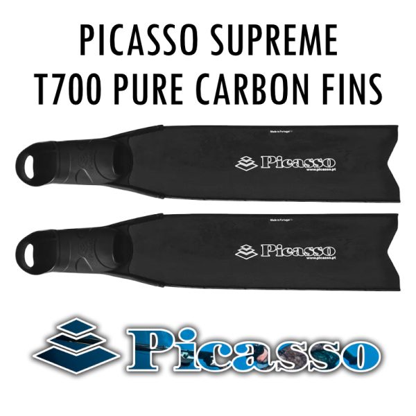 Picasso Supreme T700 Pure Carbon Spearfishing Fins