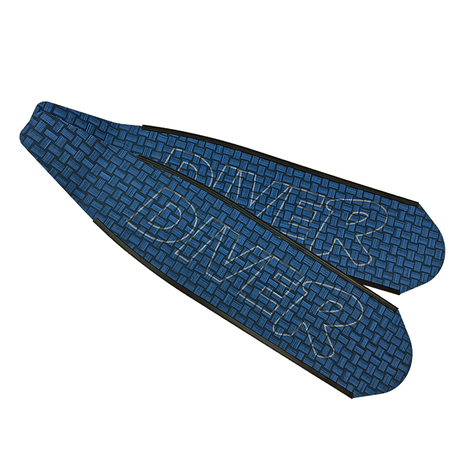 DiveR Blue Innegra Spearfishing Blades - Image 2