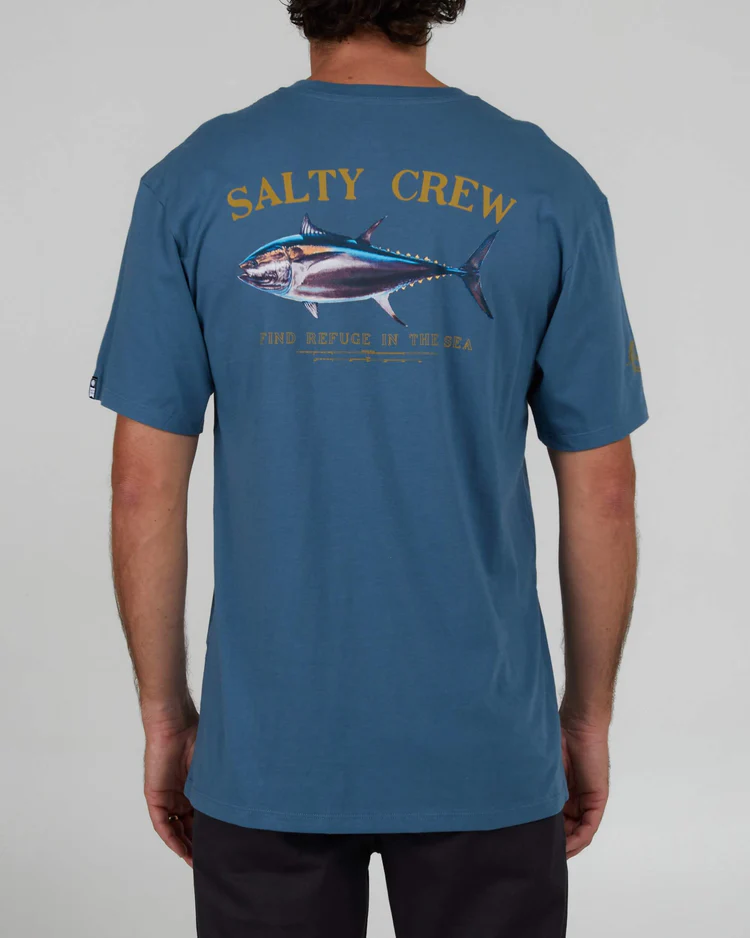 Salty Crew Big Blue S/S Premium Tee - Slate - Image 3