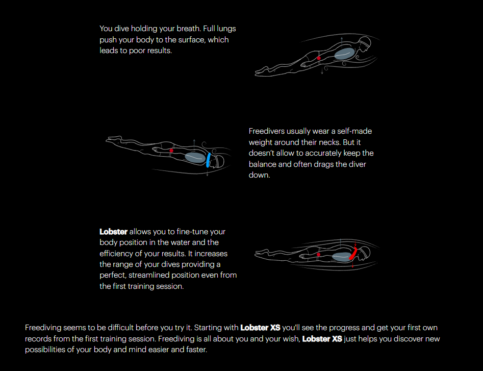 Lobster Freediving Neck Weight XS - Image 4