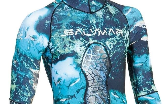 Salvimar Abyss Rash Guard wetsuit closeup