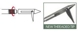 Cressi Apache speargun threaded tip
