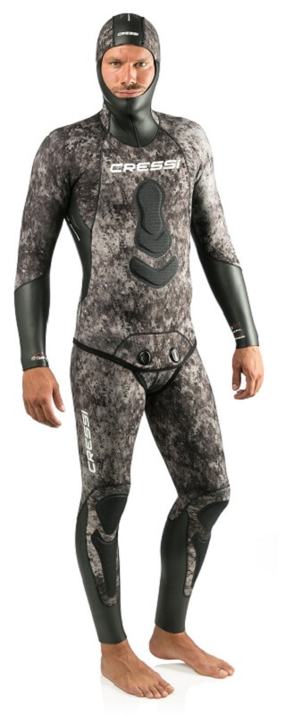 Cressi Corvina black/grey camouflage Full wetsuit- Small/ 5mm - Image 11