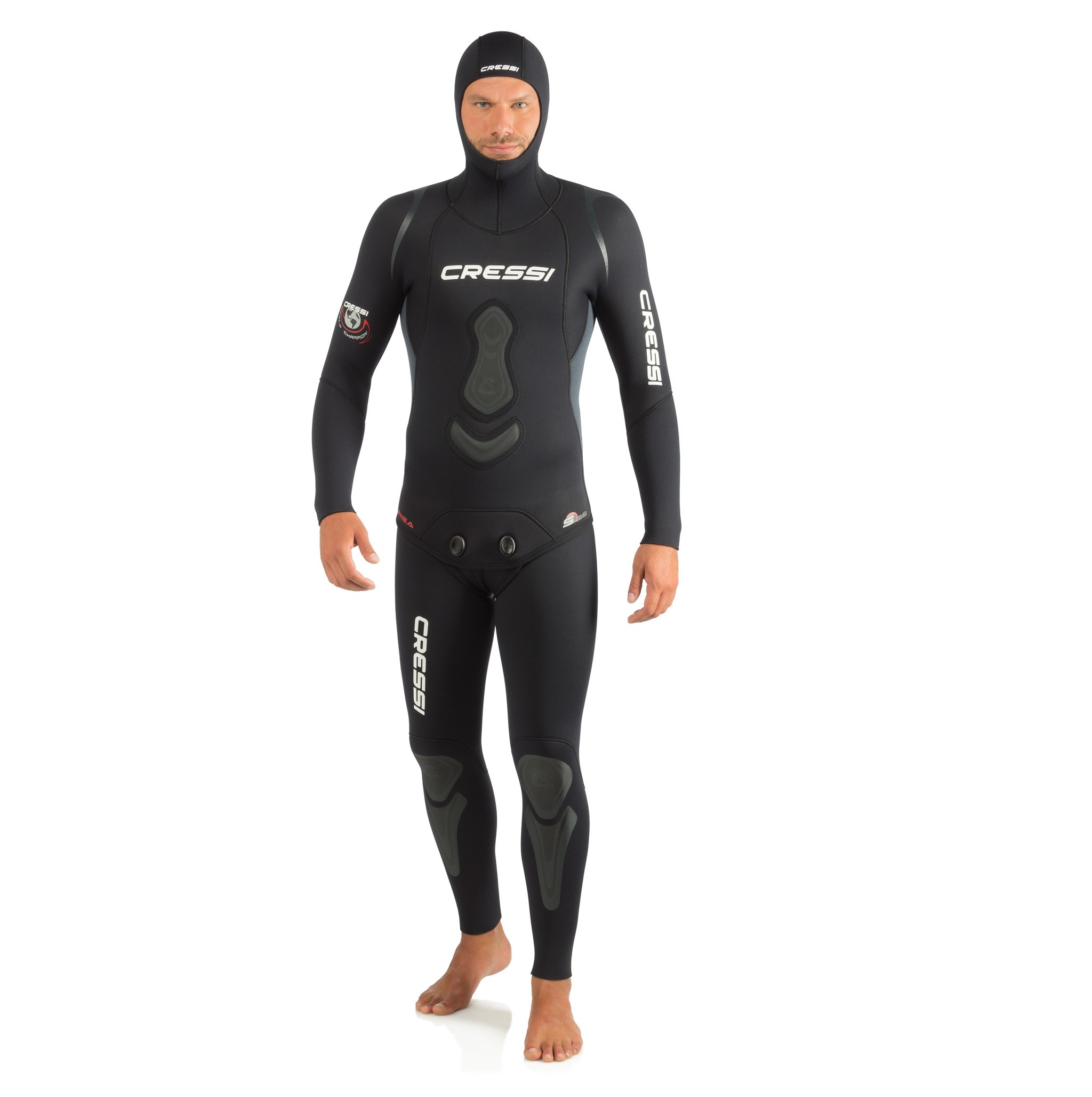 Cressi Apnea black complete wetsuit - Image 15