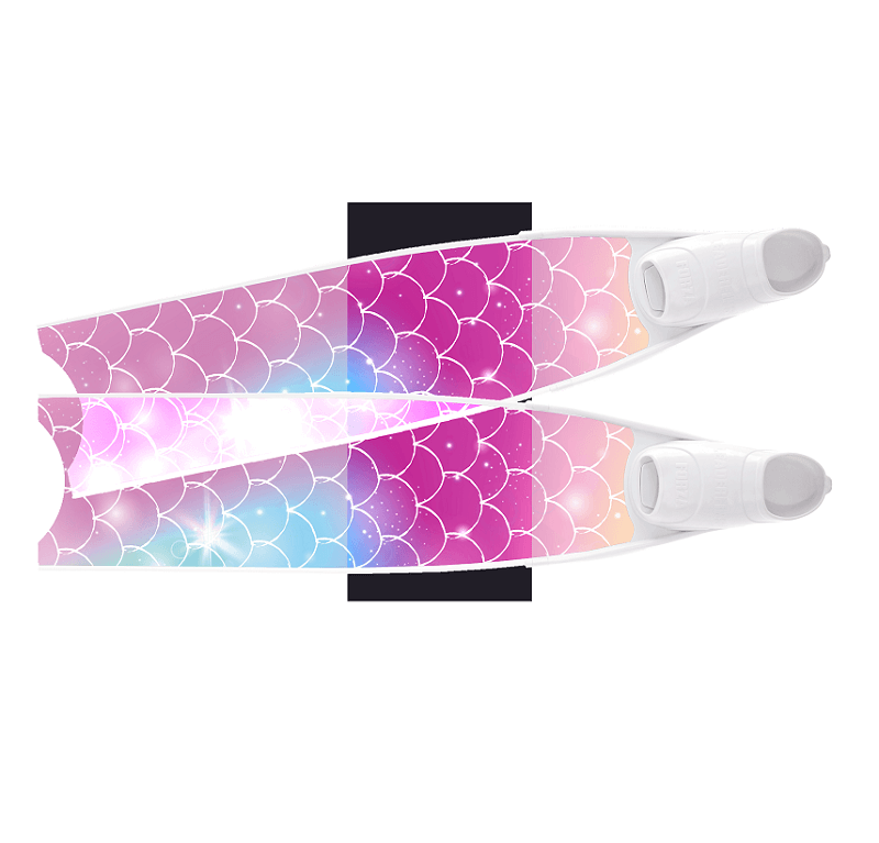 Leaderfins Mermaid Semi-transparent white