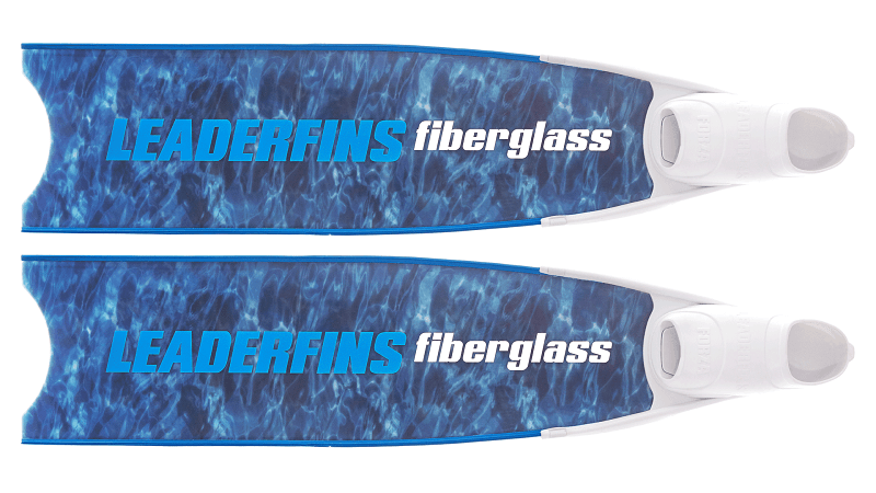 Leaderfins Custom Blue Camo bi-fins - Image 13