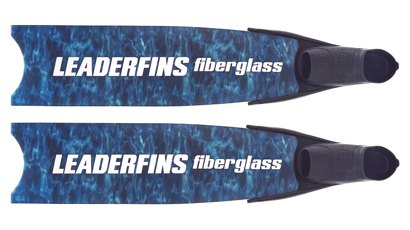Leaderfins Custom Blue Camo bi-fins - Image 7