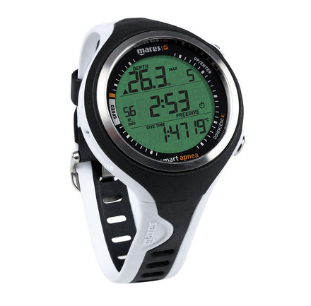 Mares Smart Apnea dive computer - black and white