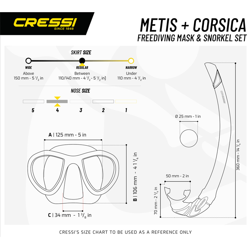 Cressi Metis & Corsica Snorkeling Combo - Image 4