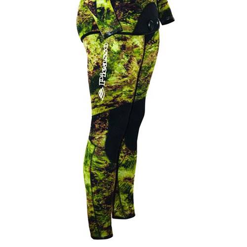 Picasso Grass 5mm Farmer John Pants /M2 - Repaired - Image 2
