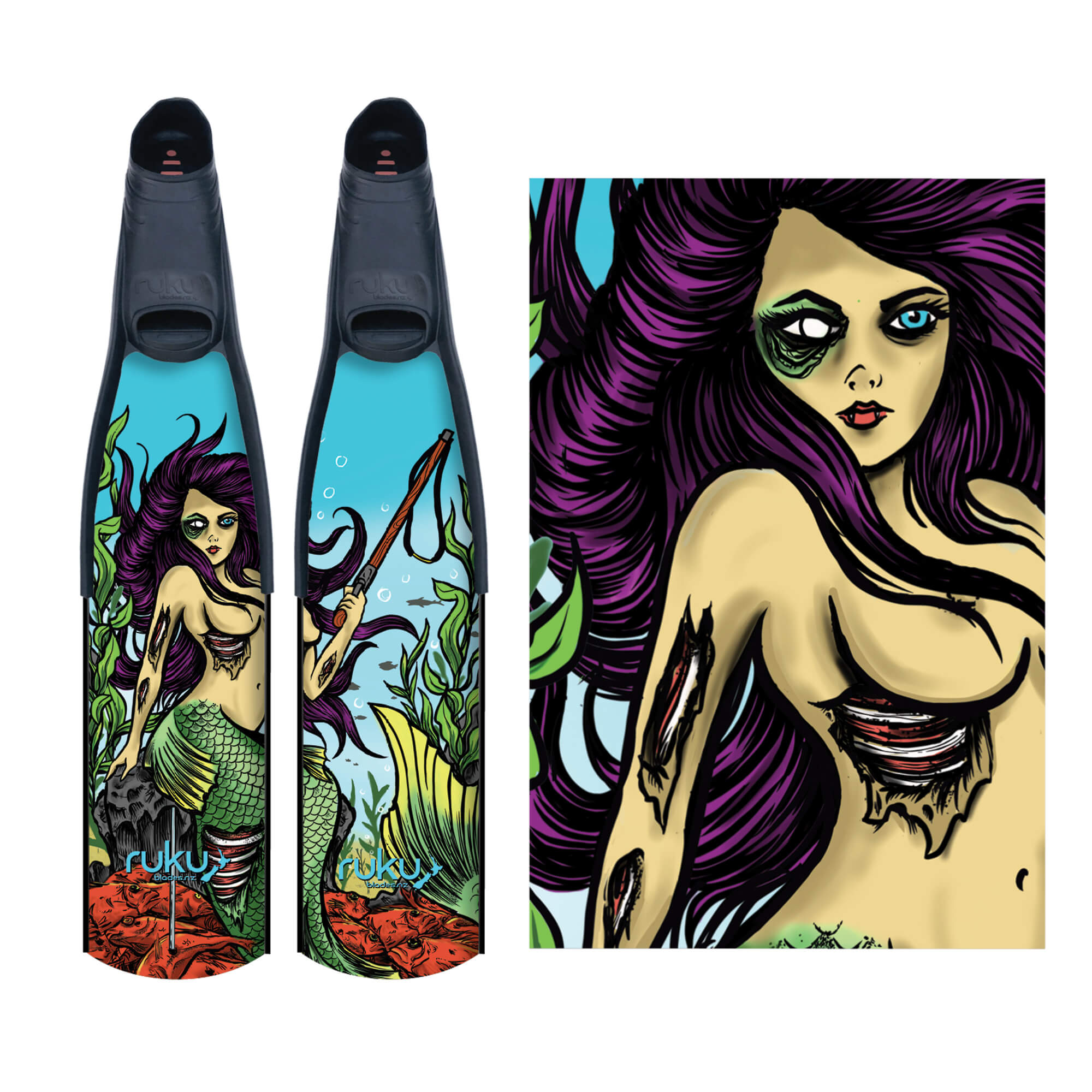 Ruku Blades Mermaid Zombie