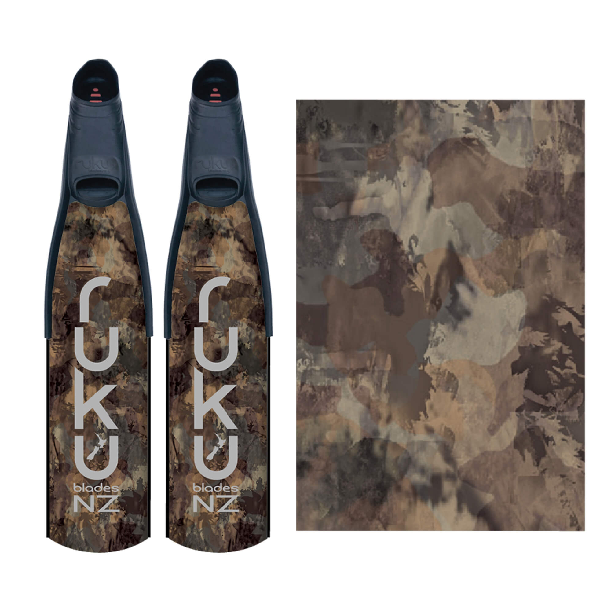 Ruku Blades Brown Camo - Blades only
