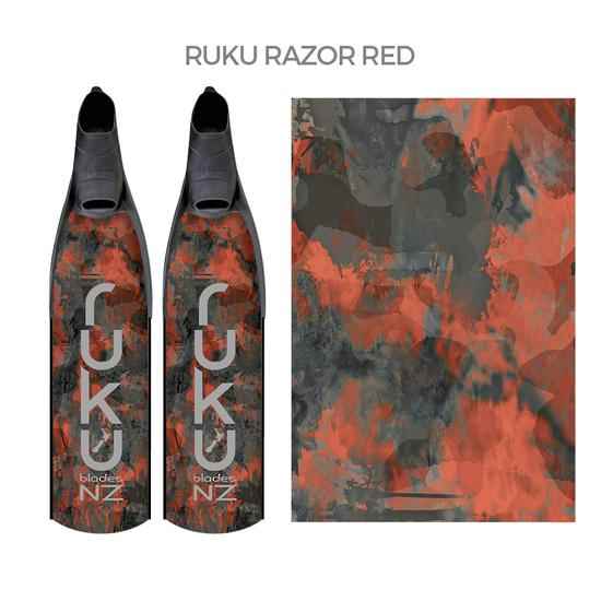 Ruku Blades - Razor Red Camo- Blades only
