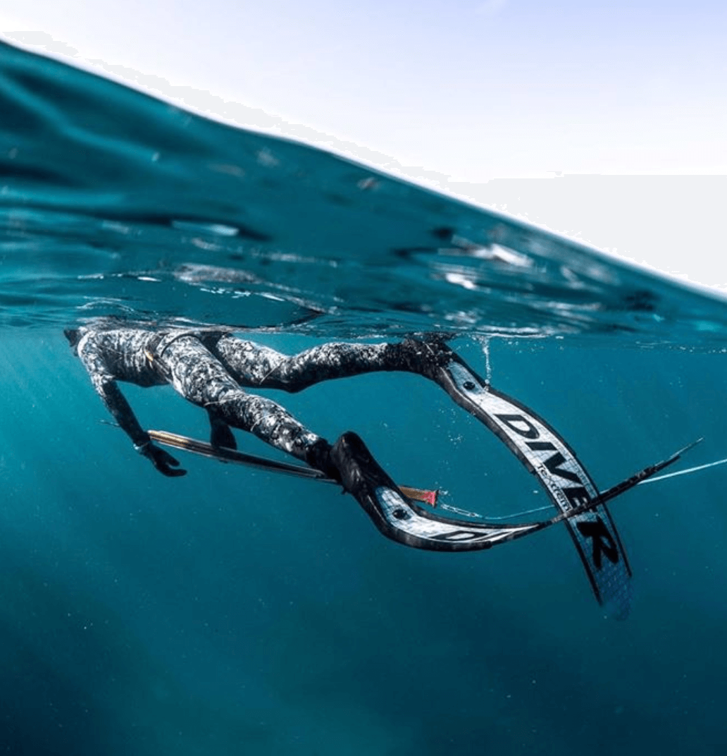 DiveR Grey Innegra V2 Spearfishing Fins - Image 9