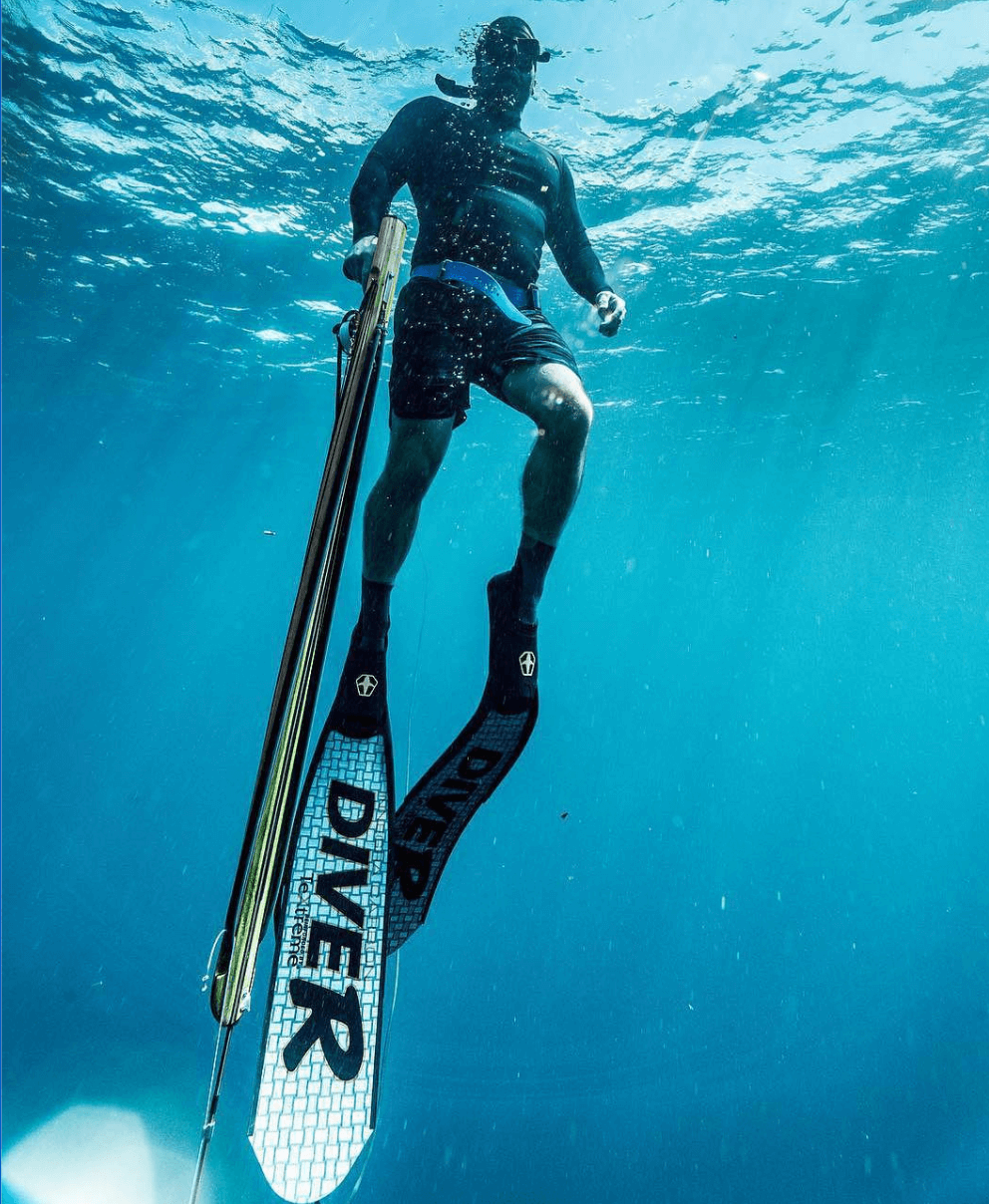 DiveR Grey Innegra V2 Spearfishing Fins - Image 5