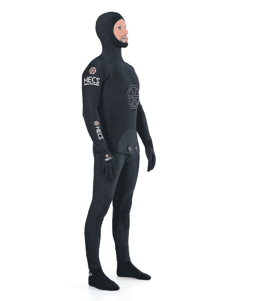 HECS Stealth Wetsuit - Black
