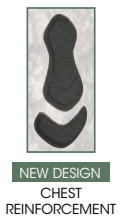 Cressi Seppia wetsuit chest reinforcement
