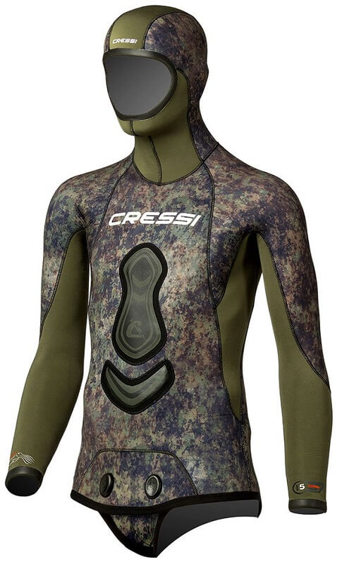 Cressi Seppia green/brown camouflage Jacket - Image 4