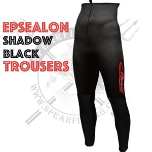 Epsealon Shadow Black Spearfishing Trousers
