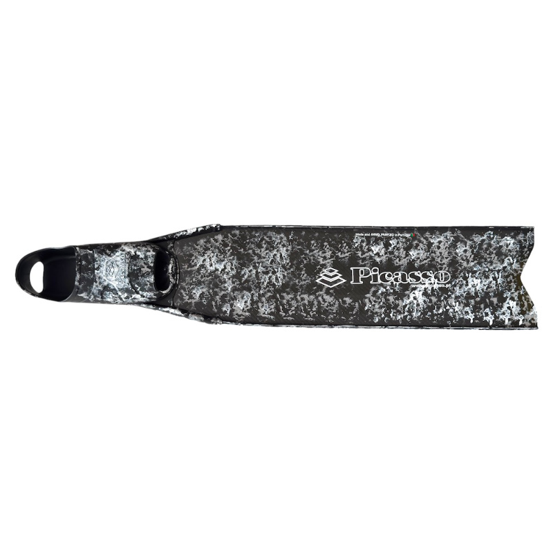 Picasso Supreme Fiberglass Freediving Fins - Darkness Black Camo