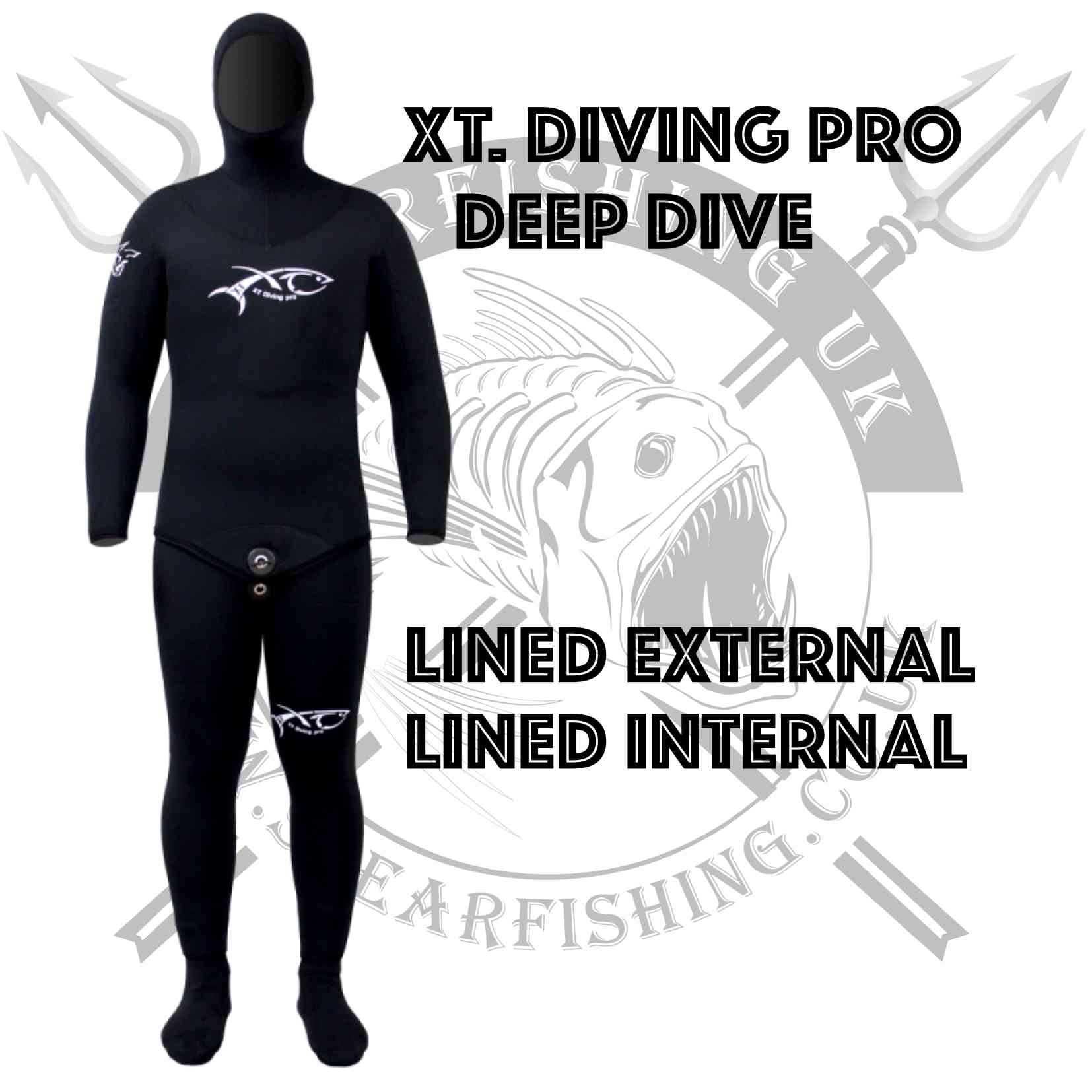 XT Diving Pro Custom Deep Dive- Double Lined Black - Image 4