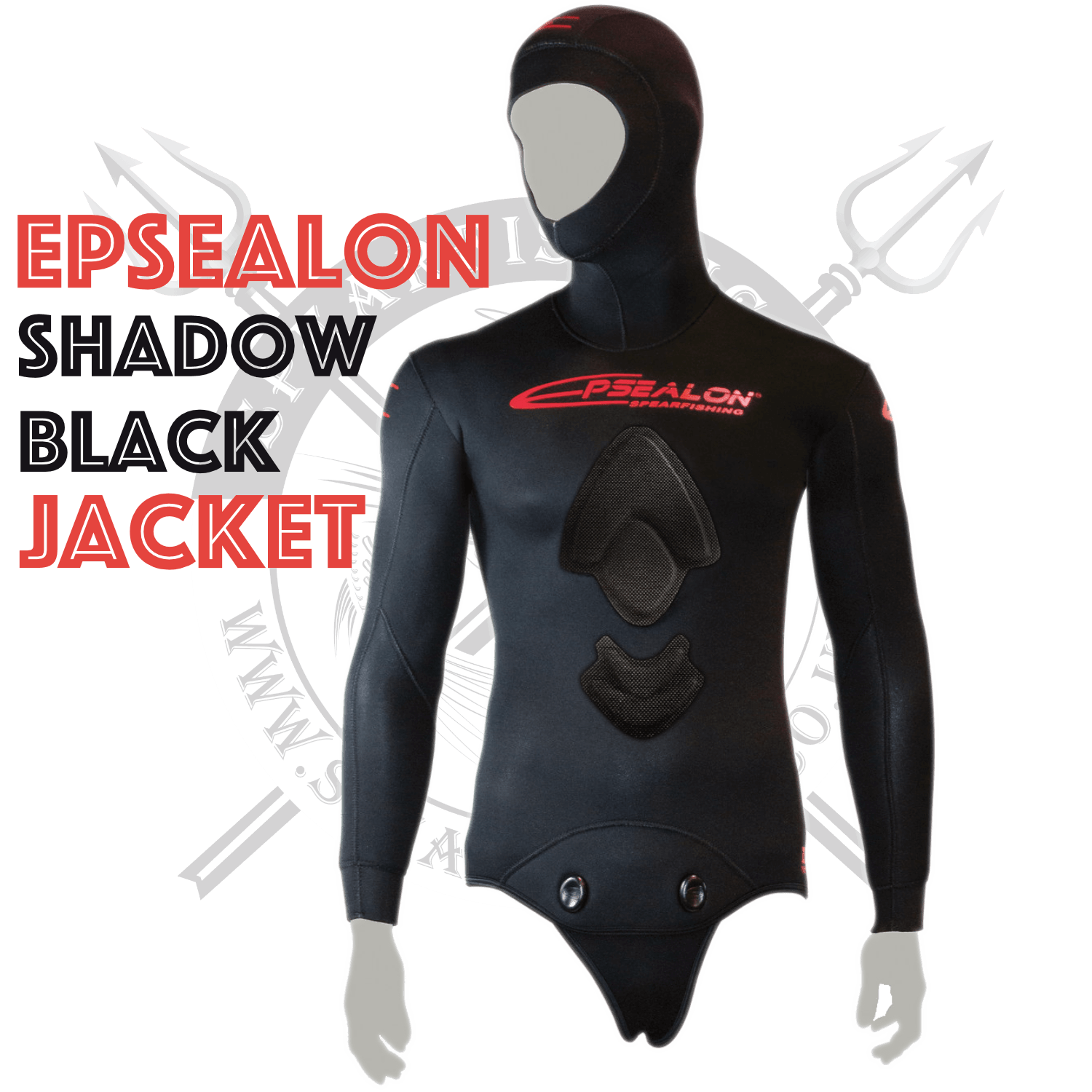 Epsealon Shadow Black Spearfishing Jacket - Image 17