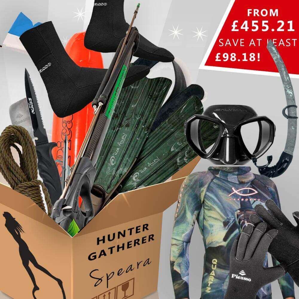 Hunter gatherer speara spearfishing gear package for women
