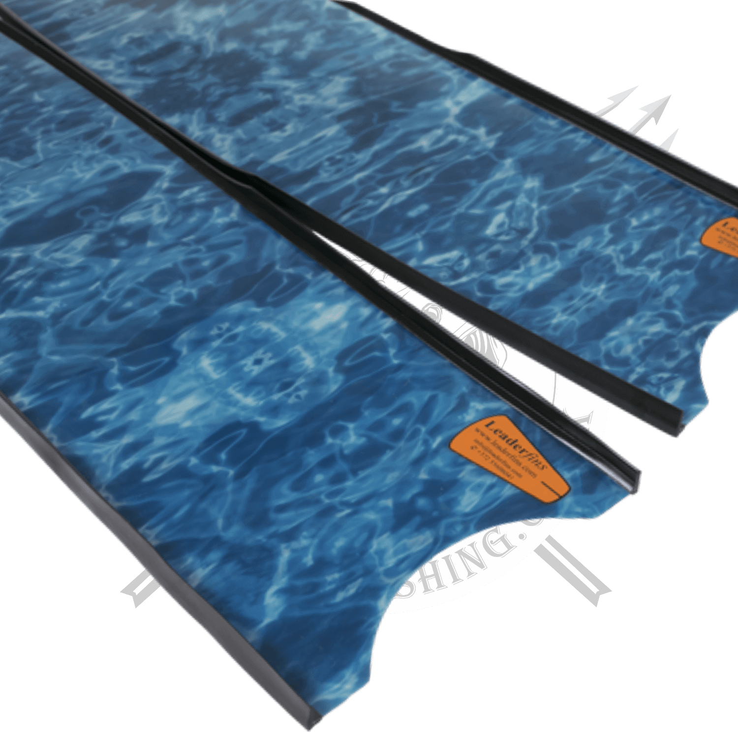 Leaderfins Blue Camo blades