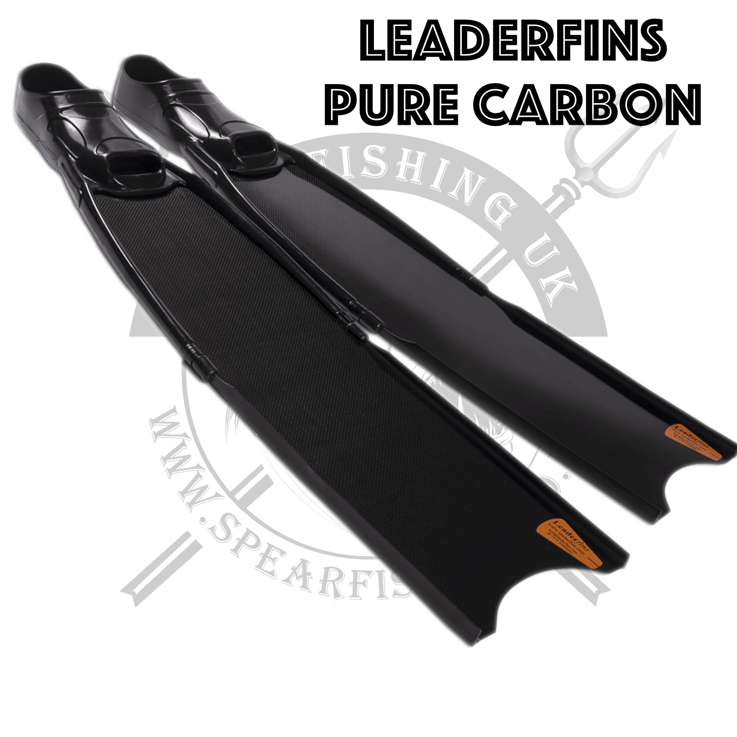 Leaderfins Black Camo Fibreglass Spearfishing Fins - Image 5