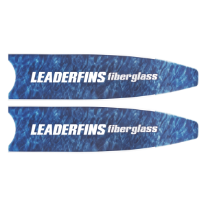 Leaderfins Custom Blue Camo Blades