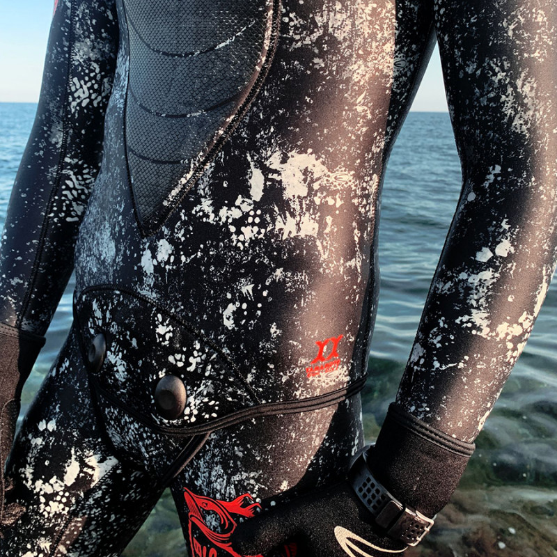 Epsealon Black Seabass Wetsuit Jacket - Image 5